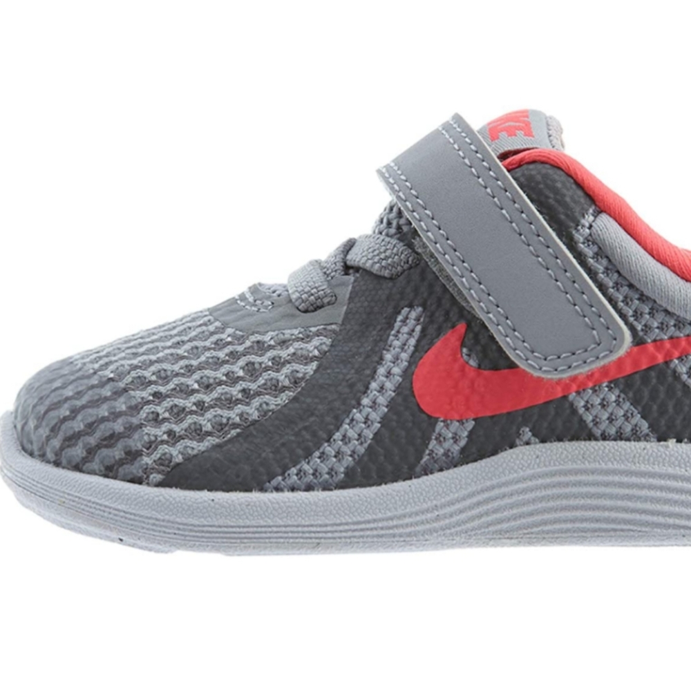 Nike Revolution Toddler Shoes Wolf Grey Pink